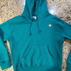 Green Champion hoodie